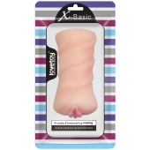 Телесный мастурбатор-вагина X-Basic Pocket Pussy без вибрации - Lovetoy - в Иркутске купить с доставкой