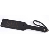 Черная гладкая шлепалка SEX - 35 см. - Sitabella - купить с доставкой в Иркутске