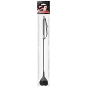 Черный стек с наконечником-сердечком - 54 см. - Notabu - купить с доставкой в Иркутске