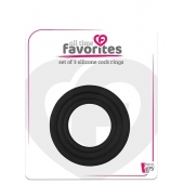 Набор из 3 эрекционных колец SILICONE COCKRINGS - Dream Toys - в Иркутске купить с доставкой