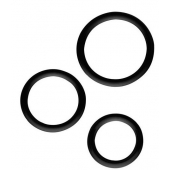 Набор из 3 эрекционных колец SILICONE COCKRINGS - Dream Toys - в Иркутске купить с доставкой