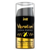 Жидкий интимный гель с эффектом вибрации Vibration! Vodka Energy - 15 мл. - INTT - купить с доставкой в Иркутске