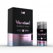 Жидкий интимный гель с эффектом вибрации Vibration! Bubble Gum - 15 мл. - INTT - купить с доставкой в Иркутске