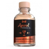 Массажный гель с согревающим эффектом Aperol - 30 мл. - INTT - купить с доставкой в Иркутске