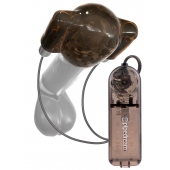 Дымчатый вибростимулятор головки пениса Dual Vibrating Head Teaser - Pipedream - в Иркутске купить с доставкой