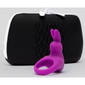 Фиолетовое эрекционное виброкольцо Happy Rabbit Cock Ring Kit - Happy Rabbit - в Иркутске купить с доставкой