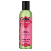 Массажное масло Naturals Strawberry Dreams с ароматом клубники - 59 мл. - Kama Sutra - купить с доставкой в Иркутске