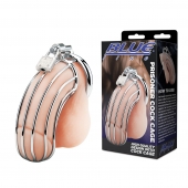 Металлическая клетка Prisoner Cock Сage с замком - BlueLine - купить с доставкой в Иркутске