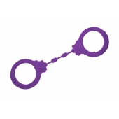 Фиолетовые силиконовые поножи Limitation - Lola Games - купить с доставкой в Иркутске