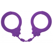 Фиолетовые силиконовые поножи Limitation - Lola Games - купить с доставкой в Иркутске