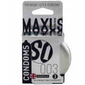 Экстремально тонкие презервативы в железном кейсе MAXUS Extreme Thin - 3 шт. - Maxus - купить с доставкой в Иркутске