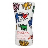 Мастурбатор-туба Keith Haring Soft Tube CUP - Tenga - в Иркутске купить с доставкой