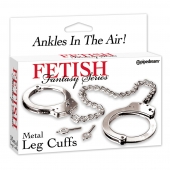Металлические наручники Metal Leg Cuffs - Pipedream - купить с доставкой в Иркутске