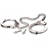 Металлические наручники Metal Leg Cuffs - Pipedream - купить с доставкой в Иркутске
