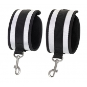 Серебристо-черные оковы Anonymo - ToyFa - купить с доставкой в Иркутске Серебристо-черные оковы Anonymo - ToyFa - купить с доставкой в Иркутске