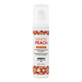 Разогревающее массажное масло Gourmet White Peach Organic с органическими ингредиентами - 50 мл. - Exsens - купить с доставкой в Иркутске