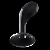 Прозрачный стимулятор простаты Flawless Clear Prostate Plug - 15 см. - Lovetoy - в Иркутске купить с доставкой