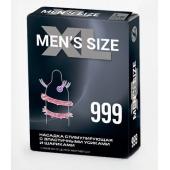 Стимулирующая насадка на пенис MEN SIZE 999 - Sitabella - в Иркутске купить с доставкой