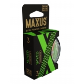 Презервативы в пластиковом кейсе MAXUS AIR Mixed - 3 шт. - Maxus - купить с доставкой в Иркутске