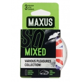 Презервативы в пластиковом кейсе MAXUS AIR Mixed - 3 шт. - Maxus - купить с доставкой в Иркутске
