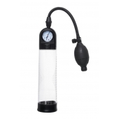 Прозрачная механическая помпа Roald с манометром - Sexus - в Иркутске купить с доставкой Прозрачная механическая помпа Roald с манометром - Sexus - в Иркутске купить с доставкой