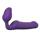Фиолетовый безремневой страпон Queens L - Adrien Lastic - купить с доставкой в Иркутске