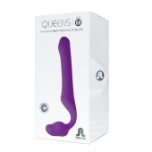 Лиловый безремневой страпон Queens M - Adrien Lastic - купить с доставкой в Иркутске