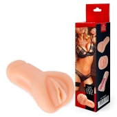 Телесный реалистичный мастурбатор в виде вагины - Bior toys - в Иркутске купить с доставкой