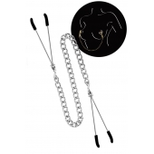 Регулируемые зажимы для сосков Sweet Caress Nipple Chain - Sweet Caress - купить с доставкой в Иркутске