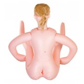 Надувная секс-кукла с реалистичной головой и поднятыми ножками - ToyFa - в Иркутске купить с доставкой