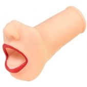 Мастурбатор-ротик с алыми губами - ToyFa - в Иркутске купить с доставкой