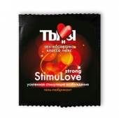 Разогревающий гель-лубрикант Stimulove Strong в одноразовой упаковке - 4 гр. - Биоритм - купить с доставкой в Иркутске
