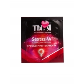 Возбуждающий крем для женщин Sextaz-W в одноразовой упаковке - 1,5 гр. - Биоритм - купить с доставкой в Иркутске