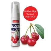 Гель-смазка Tutti-frutti с вишнёвым вкусом - 30 гр. - Биоритм - купить с доставкой в Иркутске