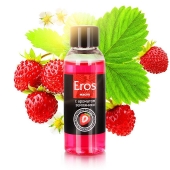 Массажное масло Eros fantasy с ароматом земляники - 50 мл. - Биоритм - купить с доставкой в Иркутске