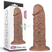 Коричневый фаллоимитатор Cubby dildo - 26,6 см. - Lovetoy в Иркутске Коричневый фаллоимитатор Cubby dildo - 26,6 см. - Lovetoy