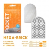 Карманный мастурбатор HEXA-BRICK - Tenga - в Иркутске купить с доставкой