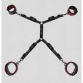 Изысканный набор фиксаций на кровати Reversible Under Mattress Restraint Set - Fifty Shades of Grey - купить с доставкой в Иркутске