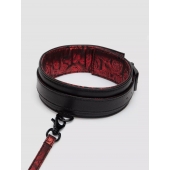 Стильный ошейник с поводком Reversible Faux Leather Collar and Lead - Fifty Shades of Grey - купить с доставкой в Иркутске