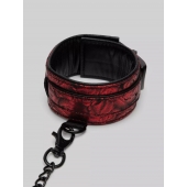Красно-черные оковы Reversible Faux Leather Ankle Cuffs - Fifty Shades of Grey - купить с доставкой в Иркутске