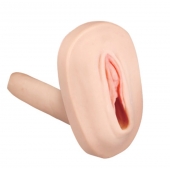 Мастурбатор-вагина с вибрацией и выносным пультом управления REALSTUFF SMOOTH   BALD - Dream Toys - в Иркутске купить с доставкой