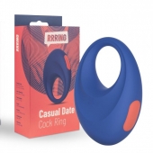 Синее эрекционное кольцо RRRING Casual Date Cock Ring - FeelzToys - в Иркутске купить с доставкой