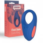 Синее эрекционное кольцо RRRING First Date Cock Ring - FeelzToys - в Иркутске купить с доставкой