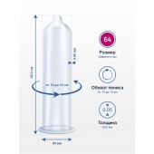 Презервативы MY.SIZE размер 64 - 10 шт. - My.Size - купить с доставкой в Иркутске Презервативы MY.SIZE размер 64 - 10 шт. - My.Size - купить с доставкой в Иркутске