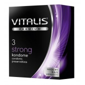 Презервативы с утолщенной стенкой VITALIS PREMIUM strong - 3 шт. - Vitalis - купить с доставкой в Иркутске
