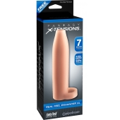 Телесная насадка Real Feel Enhancer XL - 17 см. - Pipedream - в Иркутске купить с доставкой