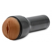 Коричневый мастурбатор-вагина Feel Stroker - Kiiroo - в Иркутске купить с доставкой