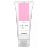 Смазка на водной основе Mixgliss Sweet с ароматом бабл-гам - 70 мл. - Mixgliss - купить с доставкой в Иркутске