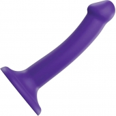 Фиолетовый фаллоимитатор-насадка Strap-On-Me Dildo Dual Density size S - 17 см. - Strap-on-me - купить с доставкой в Иркутске