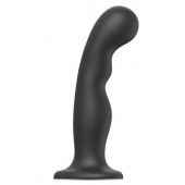 Черная насадка Strap-On-Me Dildo Plug P G size XXL - Strap-on-me - купить с доставкой в Иркутске